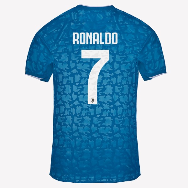 Camiseta Juventus NO.7 Ronaldo Tercera equipación 2019-2020 Azul